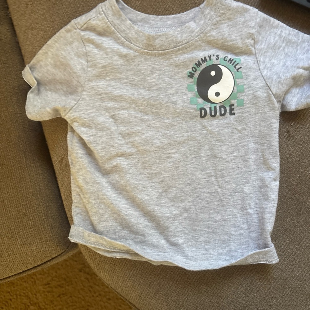 Nike Gray Kids T-Shirt - Yin Yang Design